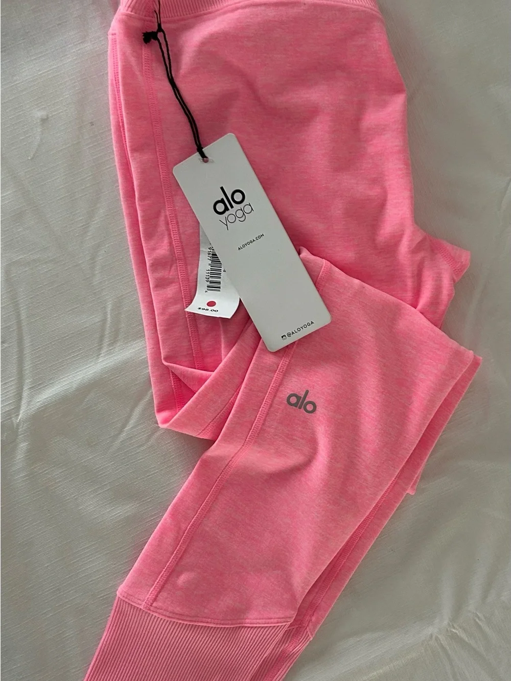 ALO Yoga Neon Pink Girls' Performance Leggings